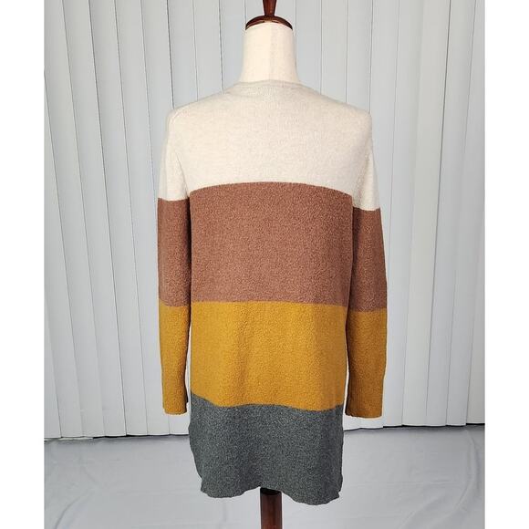 Madewell Kent Colorblock Cardigan Sweater in Coziest Yarn Women's Size XXS - Picture 4 of 11